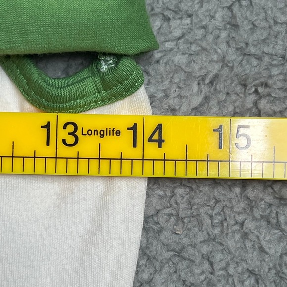 Baby Phat Green White Layered Long Sleeve Crop Top T-Shirt Women's Size S NWT - Picture 10 of 12